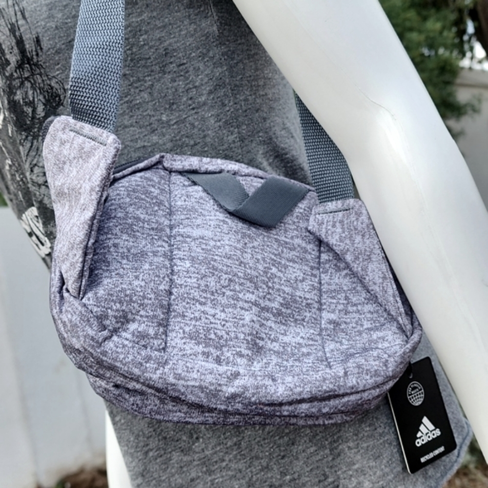 ADIDAS Must Have Waist Pack Belly Bag Fanny Pack Crossbody Purse Gray Unisex - Picture 12 of 16